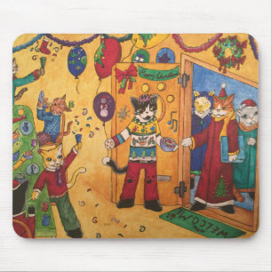 Christmas Party Mouse Pad