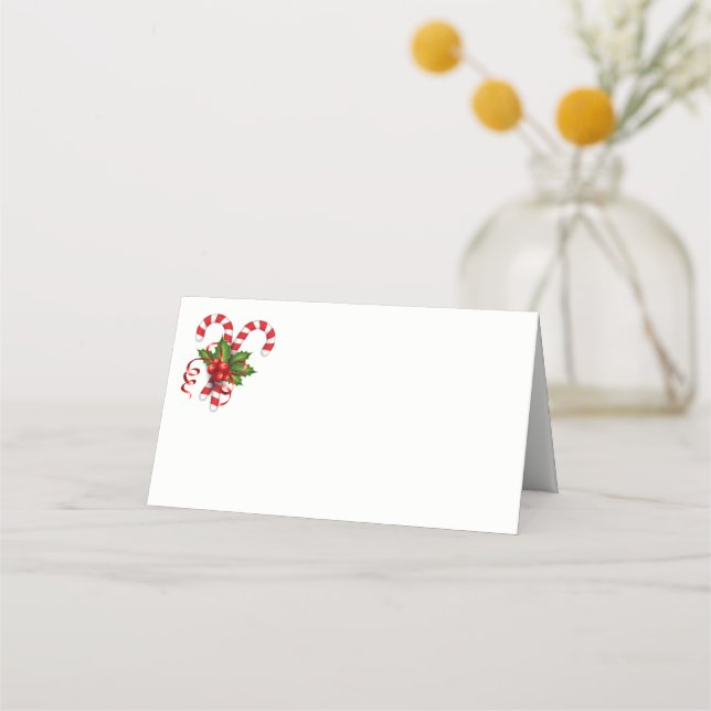 Christmas Party Name Place Card (Front)