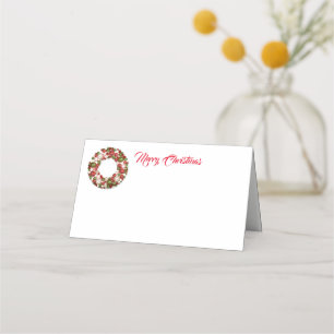 Christmas Party Name Place Card