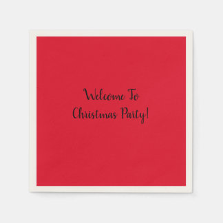 Christmas Party Napkins