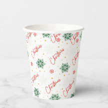 Christmas party Paper cup