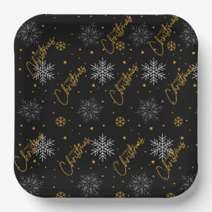 Christmas Party Paper Plate