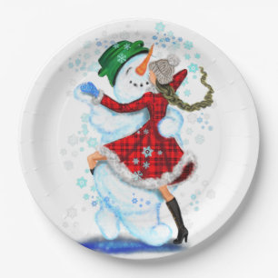 Christmas Party Paper Plates