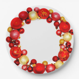Christmas Party Paper Plates