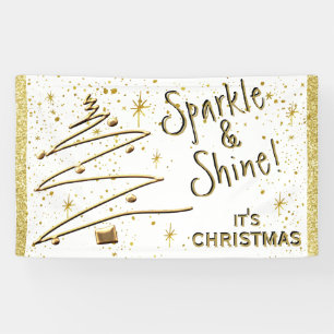 Christmas Party, Sparkle, Hanging Banner
