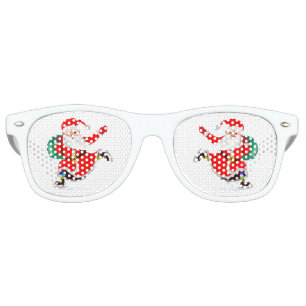 Christmas Party Sunglasses with Santa Claus