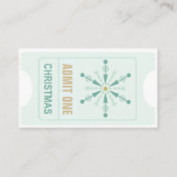 Christmas Party Ticket and Free Drink Voucher