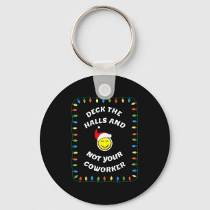 Christmas Party Workplace Funny Design Key Ring