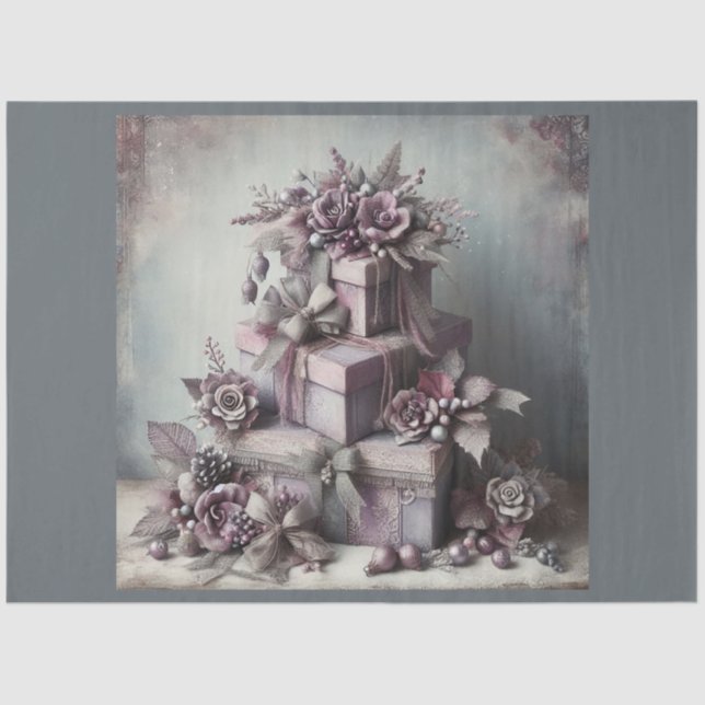 Christmas Past Design Series 2 Tissue Paper (Front)