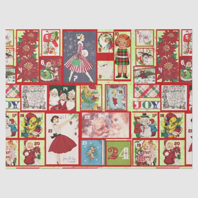 christmas past tissue paper (Front)