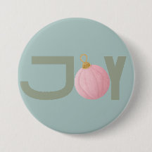 Christmas pastel button, modern vintage mix