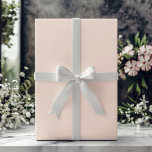 Christmas Pastel Pink Colour F8E3DA Wrapping Paper<br><div class="desc">Festive blush pink solid colour. A beautiful solid colour,  flesh-toned wrapping paper. Great for ballet and Bohemian-themed parties,  baby showers,  gifts for her,  and special occasions. Christmas Pastel Pink Colour F8E3DA Wrapping Paper. See our collection for more beautiful gift-wrapping supplies.</div>