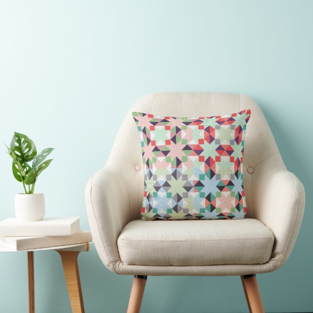 Christmas patchwork star  cushion (Chair)