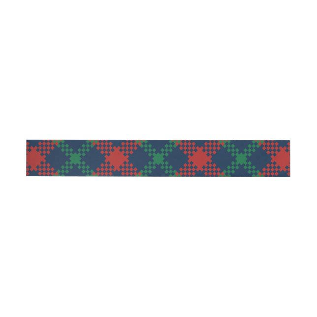 Christmas Pattern 104 Wrap Around Label (Individual)