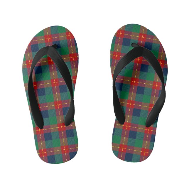 Christmas Pattern 105 Kid's Jandals (Footbed)