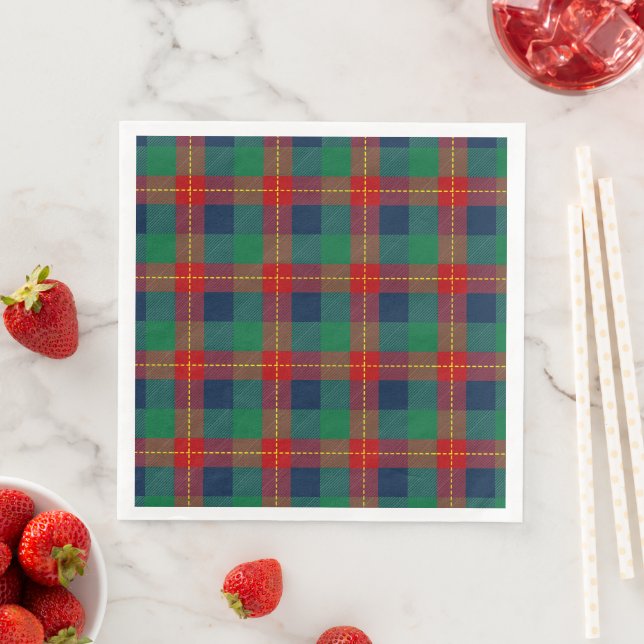 Christmas Pattern 105 Napkin (Insitu)