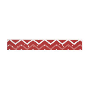 Christmas Pattern 113 Wrap Around Label