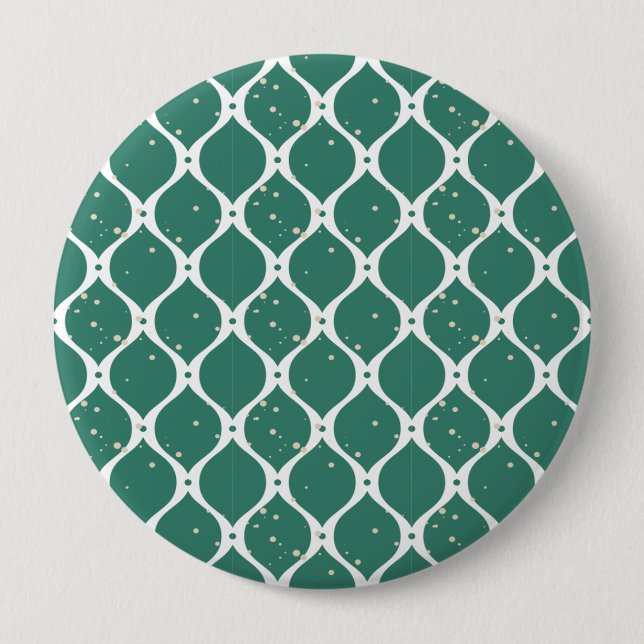 Christmas Pattern 119 10 Cm Round Badge (Front)