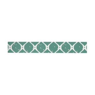 Christmas Pattern 119 Wrap Around Label
