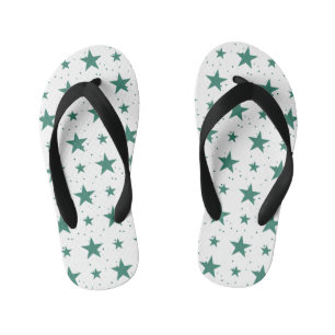 Christmas Pattern 123 Kid's Jandals