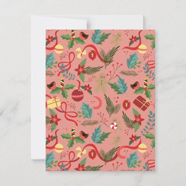 Christmas Pattern 2 Card (Front)