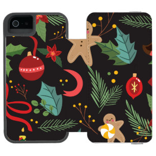 Christmas Pattern 3 Incipio Watson™ iPhone 5 Wallet Case