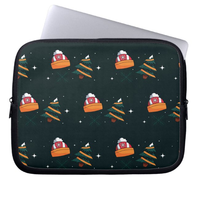 Christmas Pattern 91 Laptop Sleeve (Front)