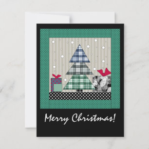 Christmas pattern, applique, new year, christmas t save the date