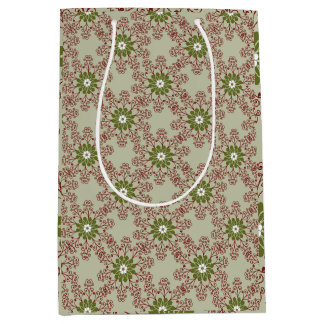 Christmas pattern backgrounds seamless surface pat medium gift bag