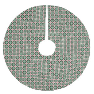 Christmas Pattern Brushed Polyester Tree Skirt