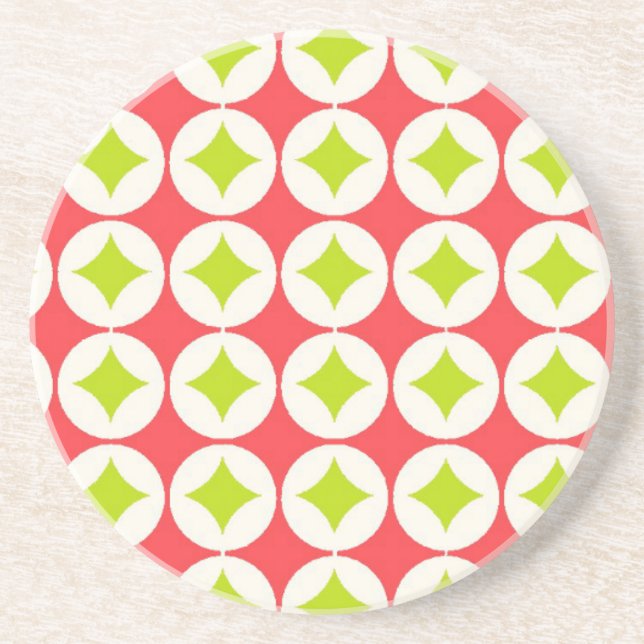 Christmas Pattern Coaster (Front)