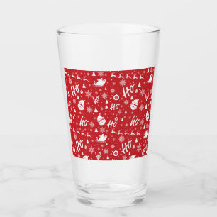 Christmas pattern copy glass