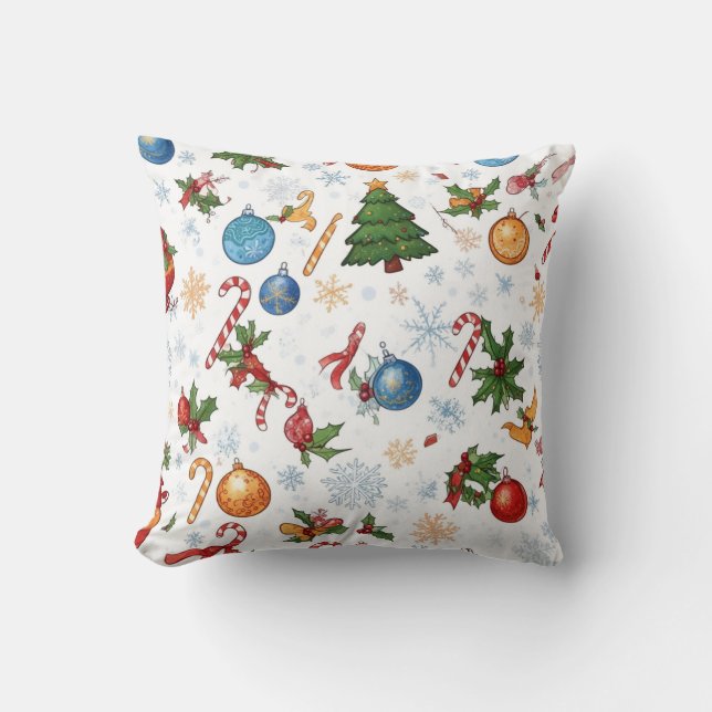 Christmas pattern  cushion (Front)