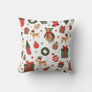 Christmas pattern cushion