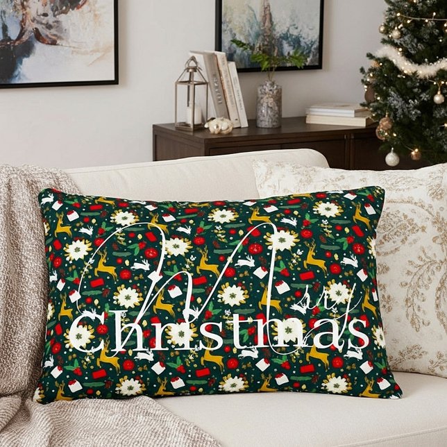 Christmas pattern    decorative cushion (Creator Uploaded)