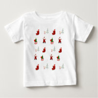 Christmas Pattern Fun  Baby T-Shirt