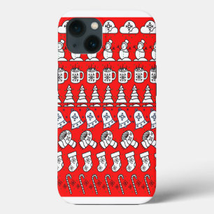 Christmas pattern iPhone 13 case