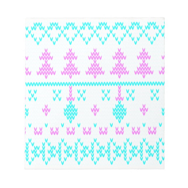 Christmas pattern notepad (Front)