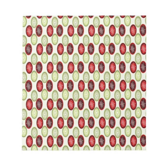 Christmas Pattern Notepad (Front)