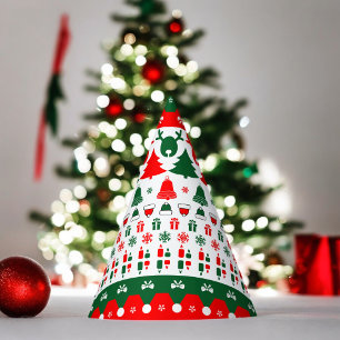 Christmas Pattern  Party Hat
