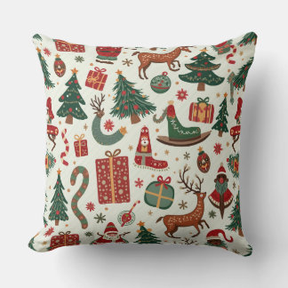 Christmas pattern pillow cushion