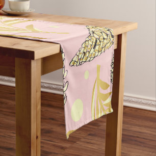 Christmas Pattern, Pine Snow 4 Short Table Runner