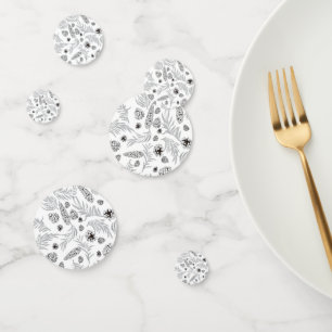 Christmas Pattern, Pine Snow 7 Confetti