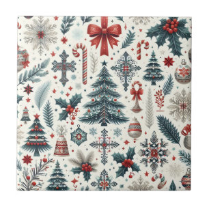 Christmas Pattern Tile