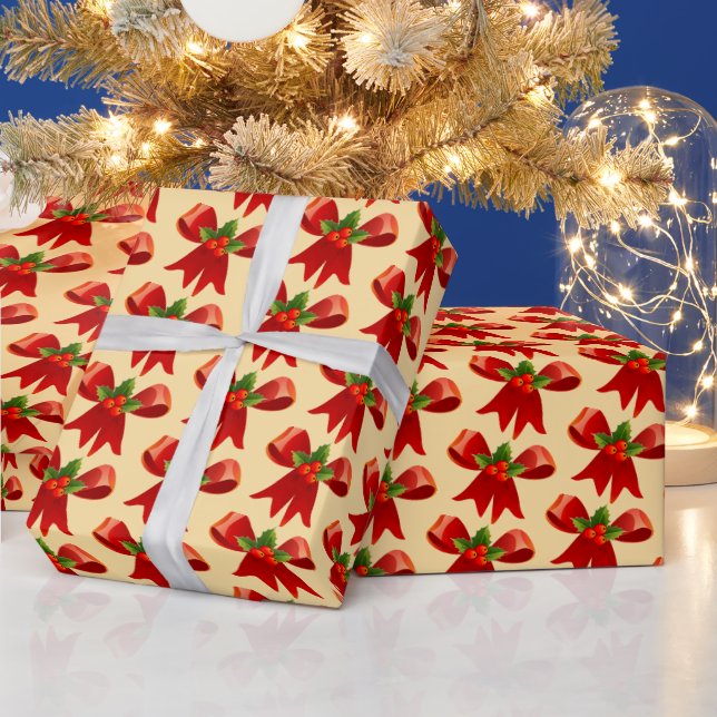 Christmas pattern  wrapping paper (Holidays)