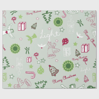 Christmas pattern wrapping paper