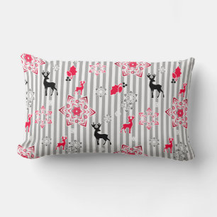 Christmas patterns lumbar cushion