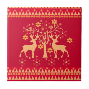 Christmas patterns tile