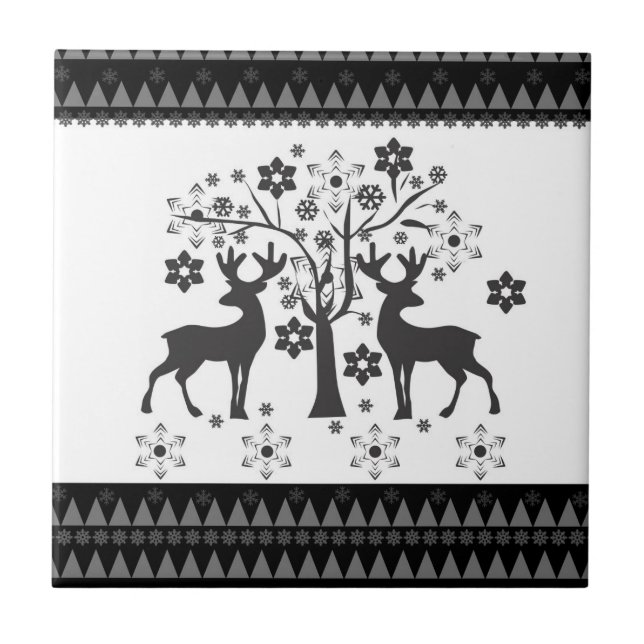 Christmas patterns tile (Front)