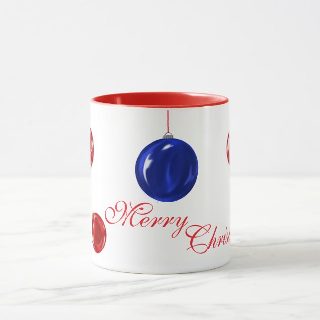Christmas Peace and Joy Ornament Mug (Center)